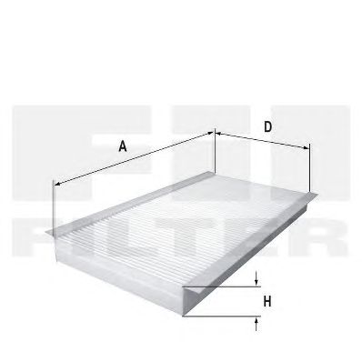 FIL FILTER hck7050 -  Фильтр воздуха в салоне
